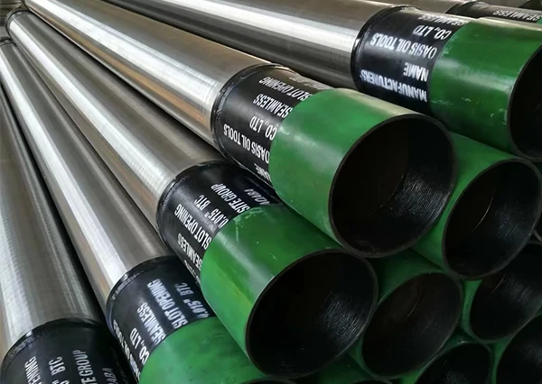 Female threaded connection of pipe-based well screen