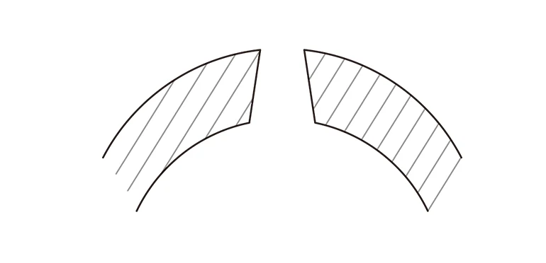 The slot shape of slotted liner is keystone slot.